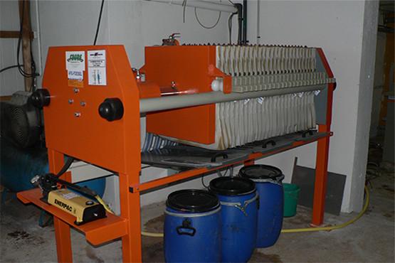 Filtre presse pour récupération de matières solides